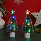 Tabletop Christmas Tree Colorful LED Lights Sparkling Star Top