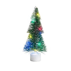 Tabletop Christmas Tree Faux Pine Warm White LED Compact