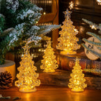 Tabletop Christmas Tree Lamp Warm LED Compact