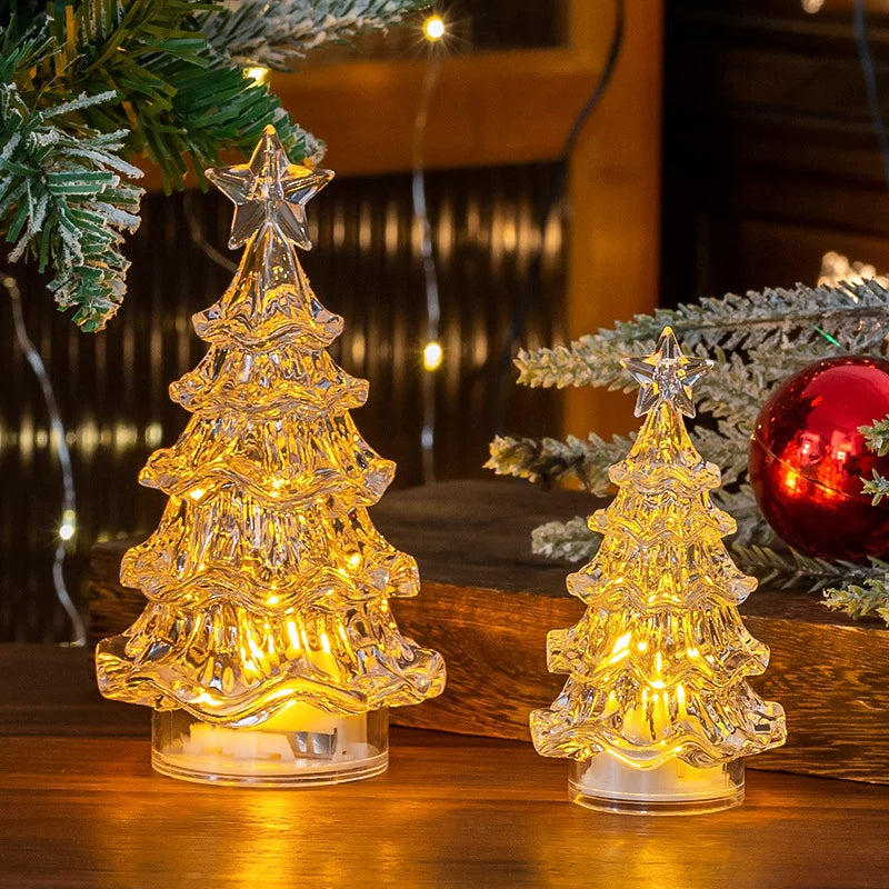 Tabletop Christmas Tree Lamp Warm LED Compact