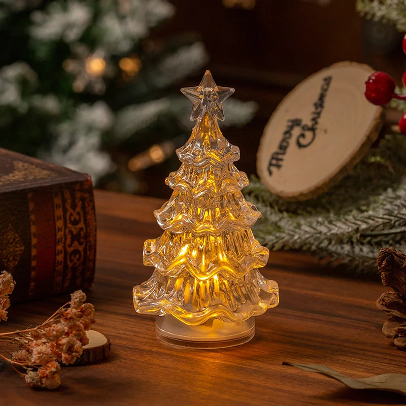 Tabletop Christmas Tree Lamp Warm LED Compact