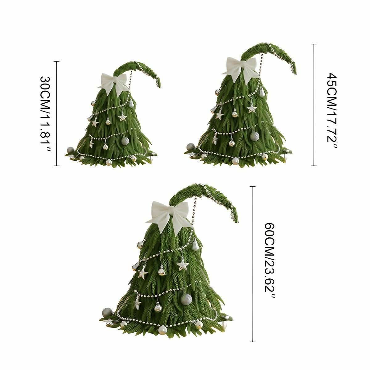 Tabletop Christmas Tree Lifelike PE Three Sizes