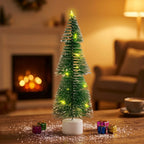 Tabletop Christmas Tree Warm LED Lights Space-Saving