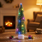 Tabletop Christmas Tree Warm LED Lights Space-Saving