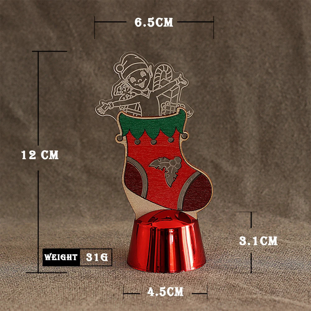 Tabletop Decoration Sturdy Acrylic Snowman 4.7 Inch