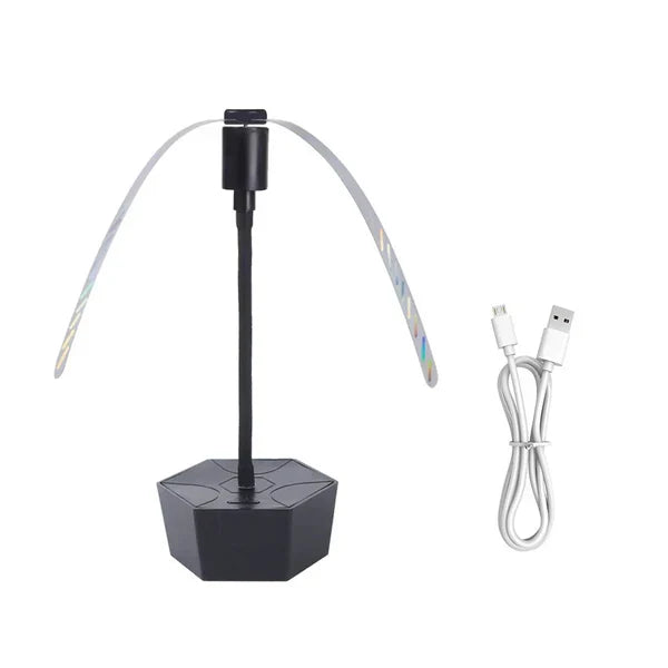 Tabletop Fan Fly-Repellent Chemical-Free Quiet USB & Battery-Powered