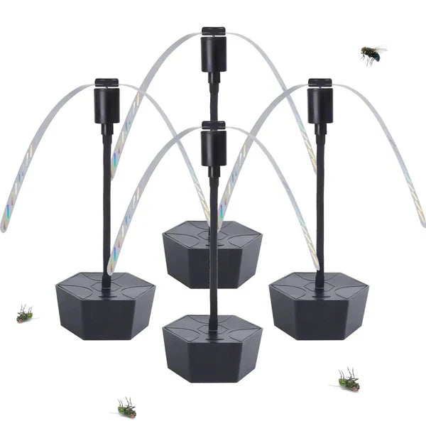Tabletop Fan Fly-Repellent Chemical-Free Quiet USB & Battery-Powered