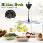 Tabletop Fan Fly-Repellent Rotating Blades Portable & Quiet