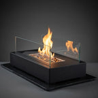 Tabletop Fire Pit Portable Bio-Ethanol Tempered Glass