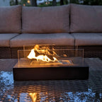 Tabletop Fire Pit Portable Bio-Ethanol Tempered Glass