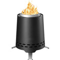 Tabletop Fire Pit Stainless Steel Smokeless Portable 9 Inch