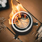 Tabletop Fire Pit Stainless Steel Smokeless Portable 9 Inch