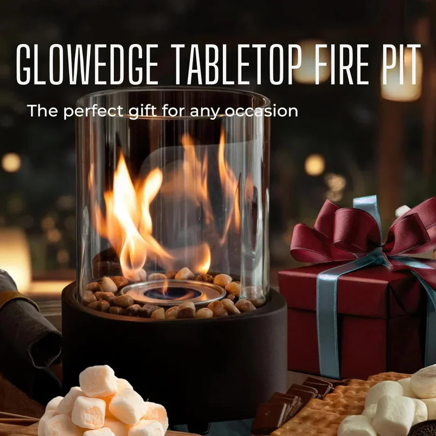 Tabletop Fireplace Ethanol Fueled Reusable Insert & Snuffer