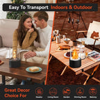 Tabletop Fireplace Ethanol Fueled Reusable Insert & Snuffer