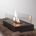 Tabletop Fireplace Indoor & Outdoor Smoke-Free Tempered Glass
