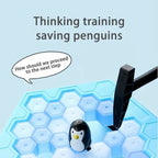 Tabletop Game Penguin Ice Breaker Child-Safe Plastic & Mallets Included