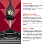 Tabletop Grill Smokeless Nonstick & Dishwasher-Safe