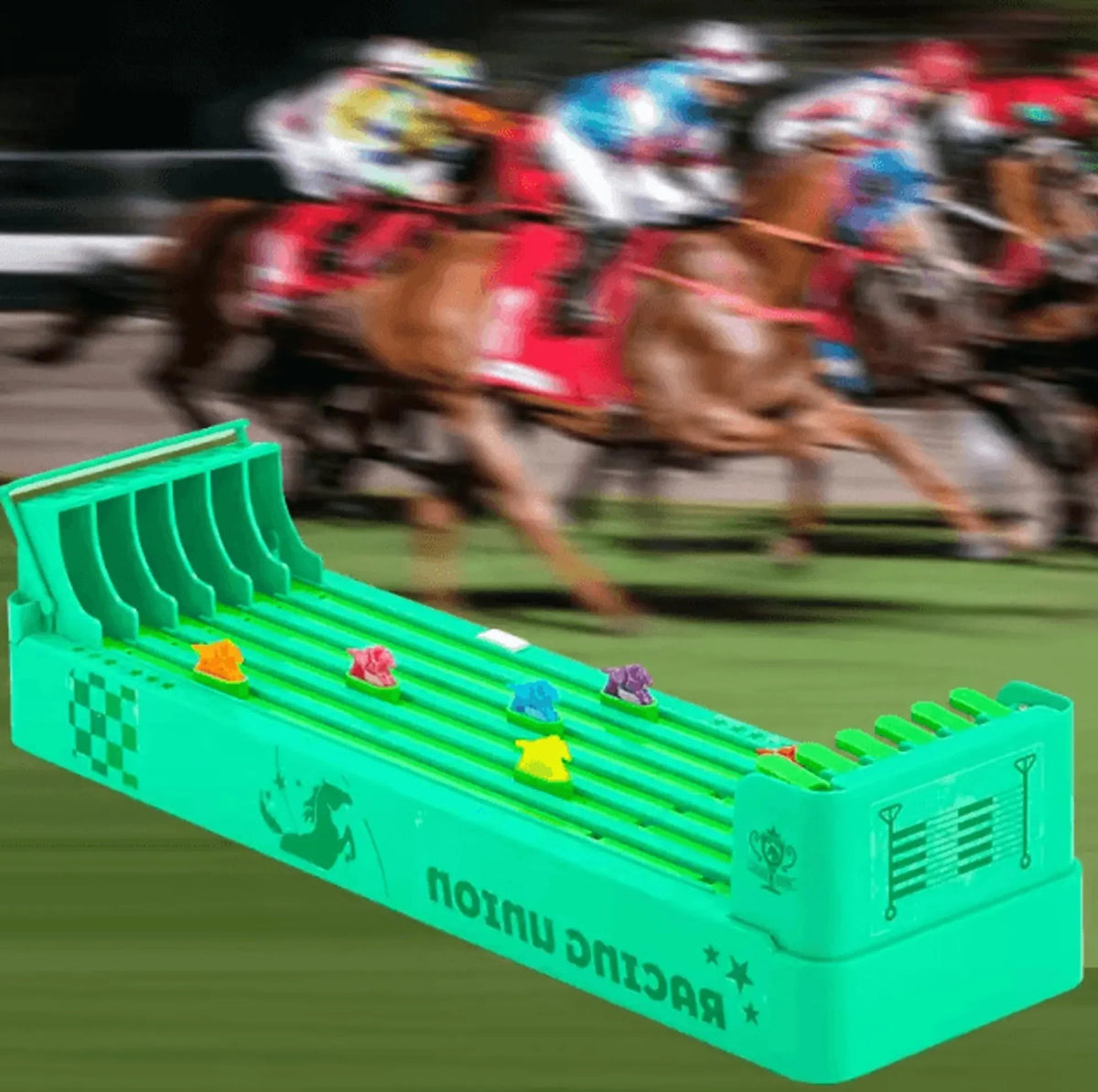 Tabletop Horse Racing Game Electric Action Compact Multiplayer