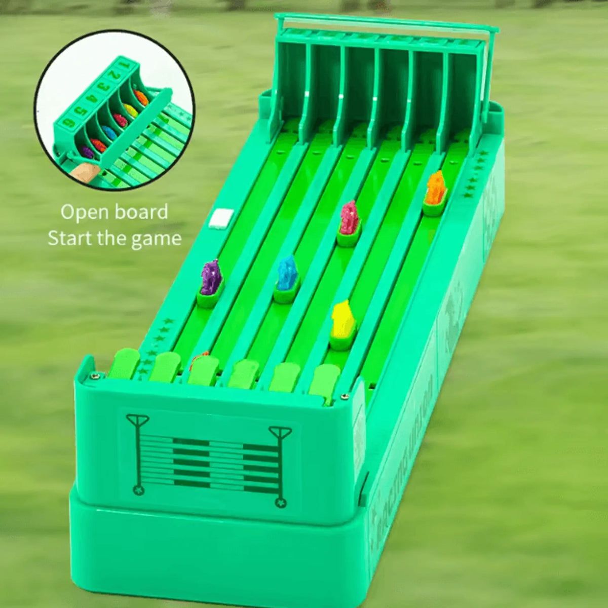 Tabletop Horse Racing Game Electric Action Compact Multiplayer