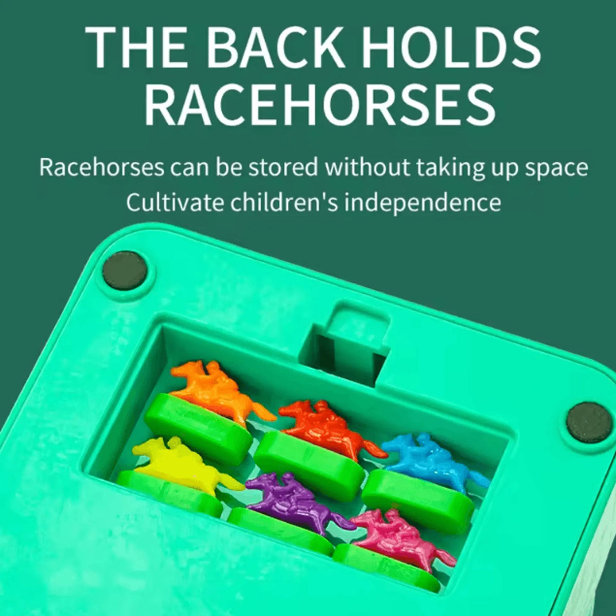 Tabletop Horse Racing Game Electric Action Compact Multiplayer