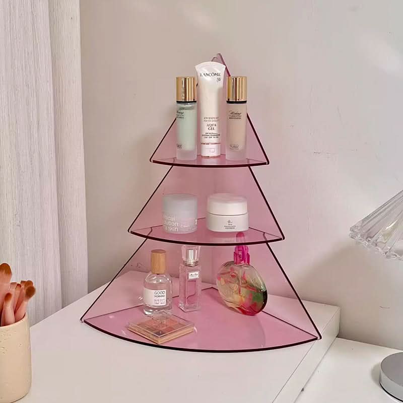 Tabletop Organizer 3-Tier Acrylic Christmas Tree