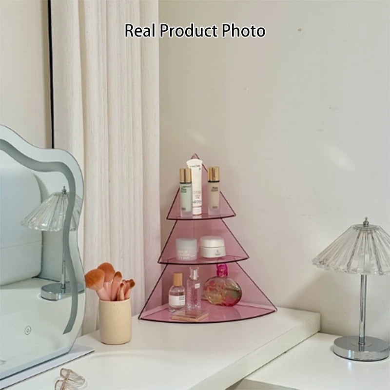 Tabletop Organizer 3-Tier Acrylic Christmas Tree