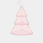 Tabletop Organizer 3-Tier Acrylic Christmas Tree