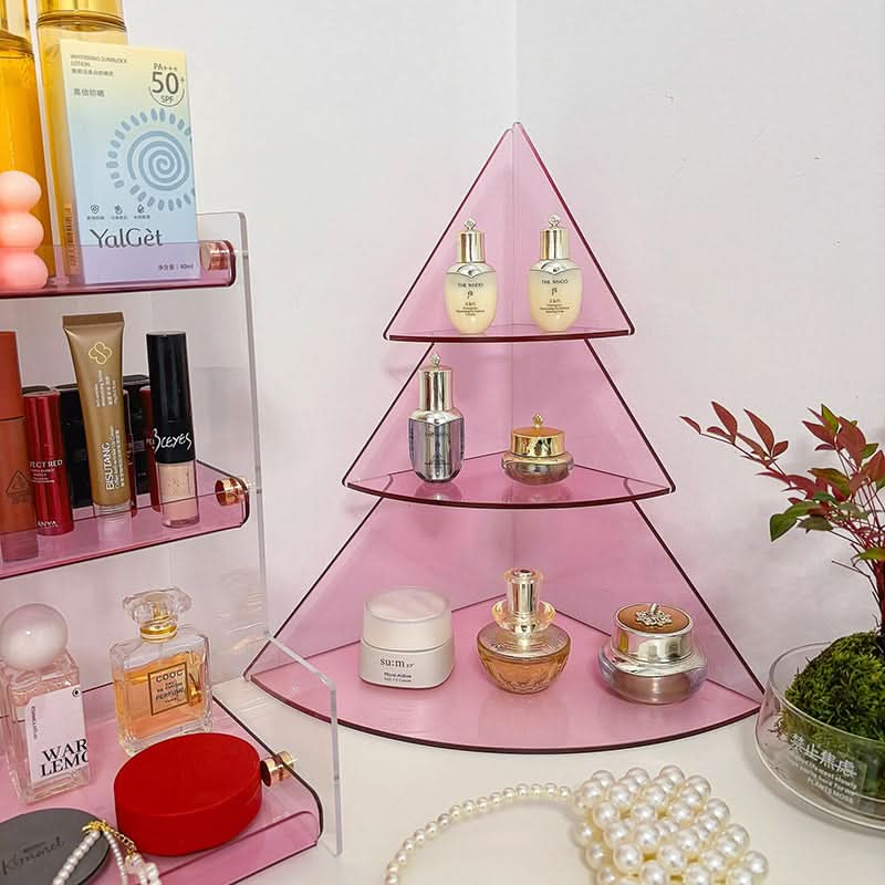 Tabletop Organizer 3-Tier Acrylic Christmas Tree