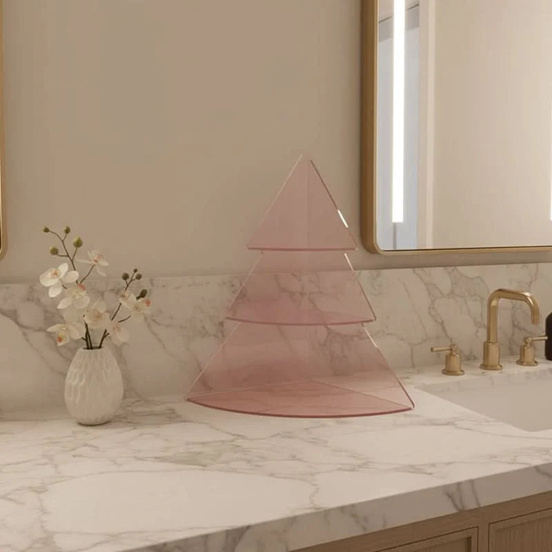 Tabletop Organizer 3-Tier Acrylic Christmas Tree