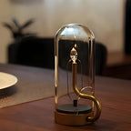 Tabletop Pendulum Lantern Magnetic Swing Rechargeable Warm LED