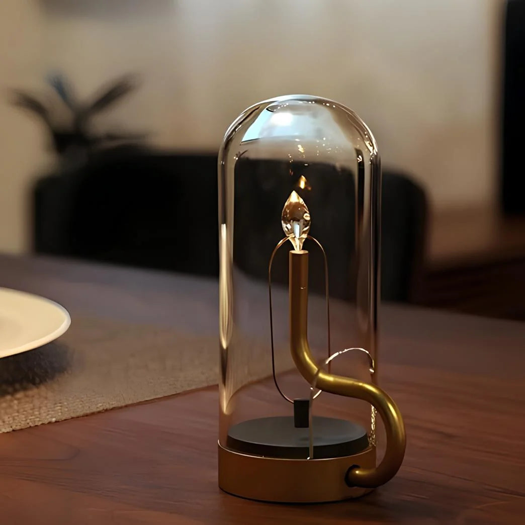 Tabletop Pendulum Lantern Magnetic Swing Rechargeable Warm LED