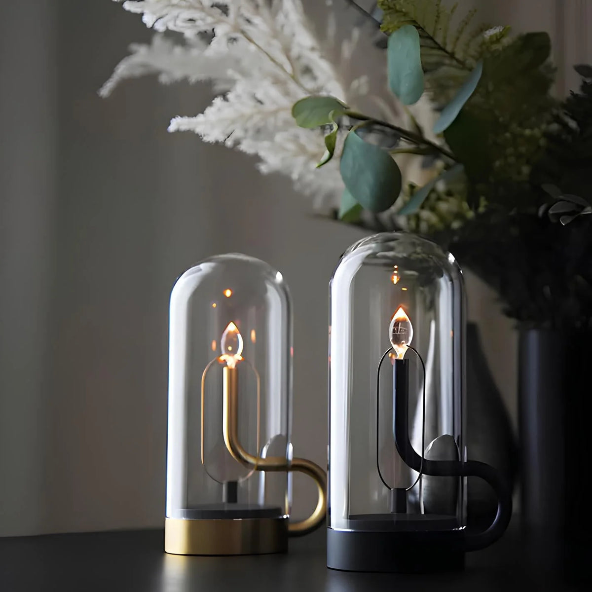 Tabletop Pendulum Lantern Magnetic Swing Rechargeable Warm LED