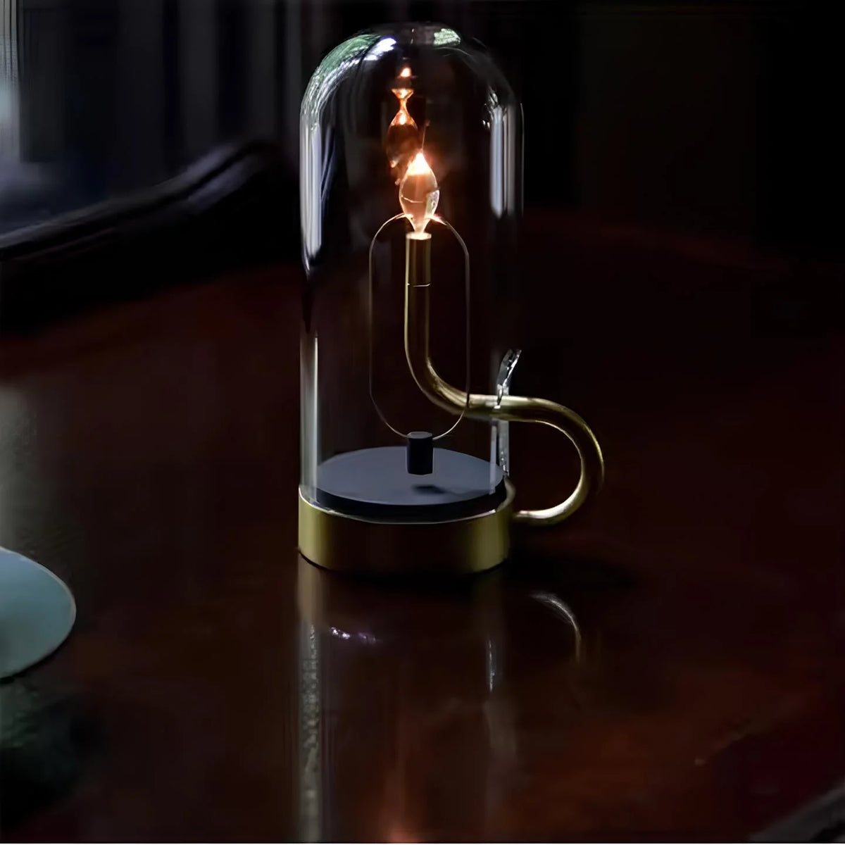 Tabletop Pendulum Lantern Magnetic Swing Rechargeable Warm LED