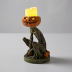 Tabletop Pumpkin Decoration Resin Battery-Operated LED