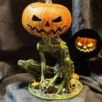 Tabletop Pumpkin Decoration Resin Battery-Operated LED