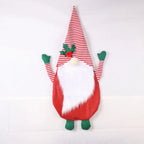Tabletop Santa Figure Lighted Soft Fabric 47 x 28