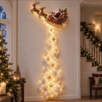 Tabletop Sleigh Festive Motif Centerpiece & Candy Holder
