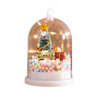 Tabletop Tree Built-In Sparkling Lights Colorful Ornaments