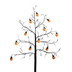 Tabletop Tree Topper Warm LED Lights & Pumpkin Motifs