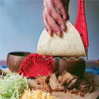 Taco Shell Maker Oil-Free Toaster Insert Ribbed Grip