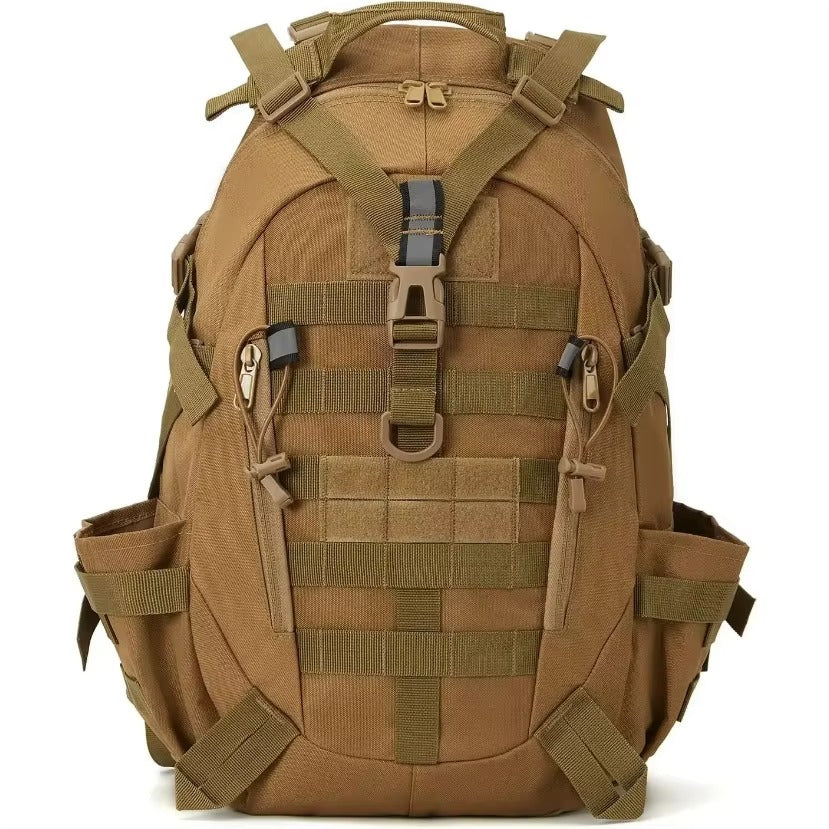Tactical Backpack 40L Waterproof Multiple Compartments Padded Straps