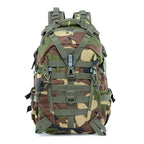 Tactical Backpack 40L Waterproof Multiple Compartments Padded Straps