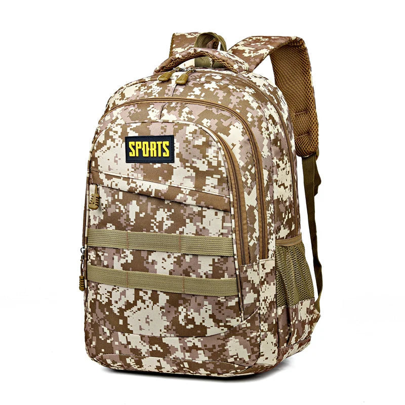 Tactical Backpack Camouflage Padded Laptop Sleeve & Multiple Compartments