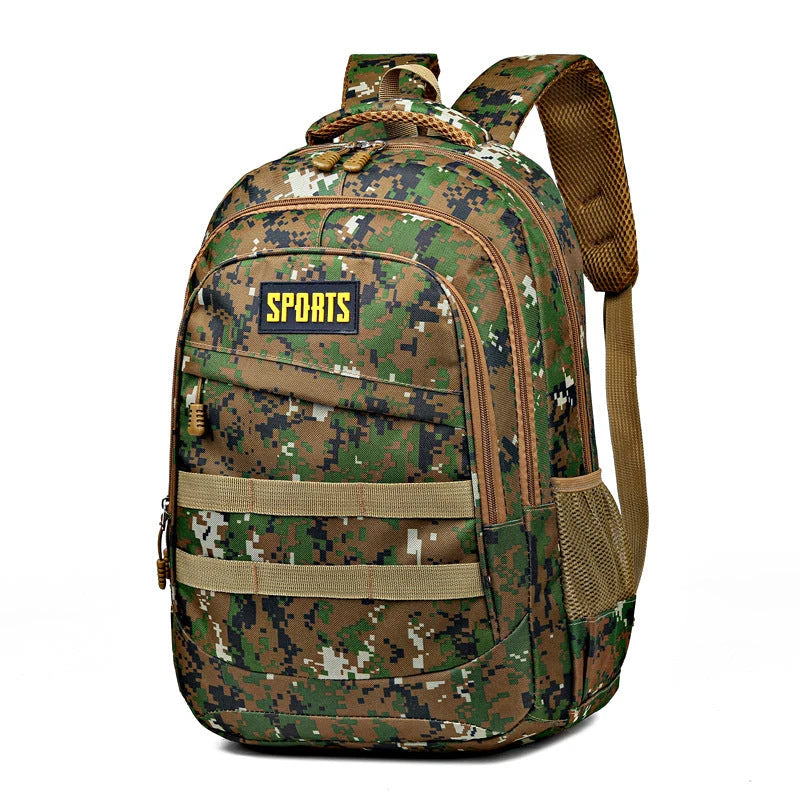 Tactical Backpack Camouflage Padded Laptop Sleeve & Multiple Compartments
