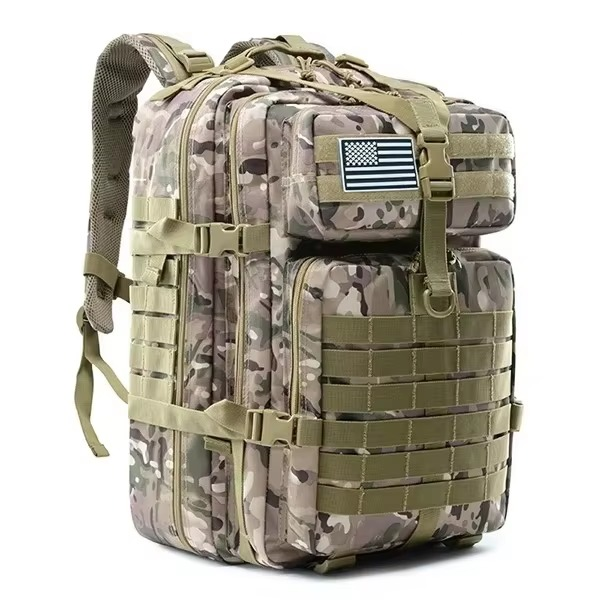 Tactical Backpack MOLLE Modular Water Resistant Padded Straps