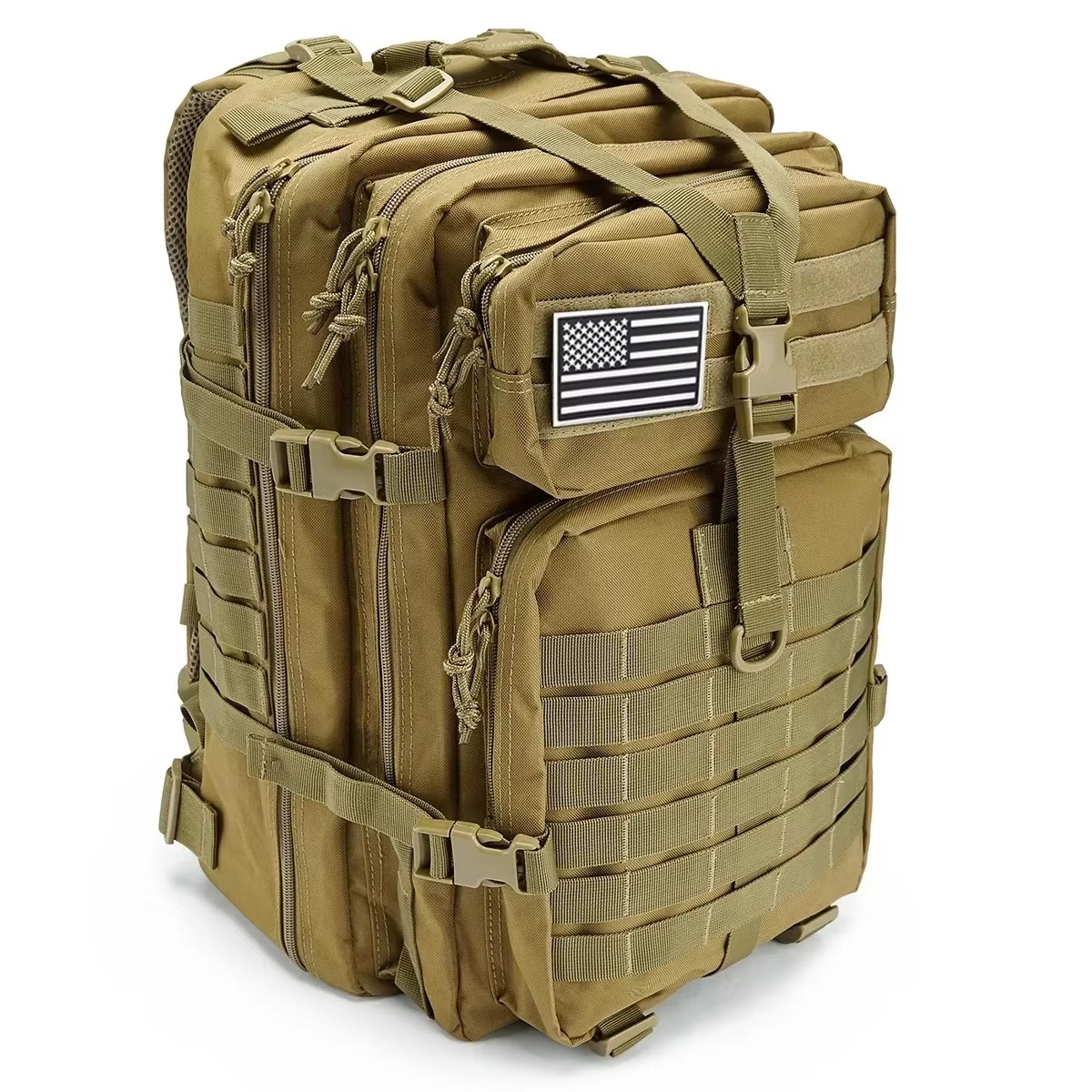 Tactical Backpack MOLLE Modular Water Resistant Padded Straps