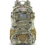 Tactical Backpack Water-Resistant MOLLE Webbing Padded Straps