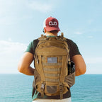 Tactical Backpack Water-Resistant MOLLE Webbing Padded Straps