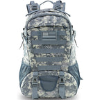 Tactical Backpack Water-Resistant MOLLE Webbing Padded Straps