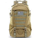 Tactical Backpack Water-Resistant MOLLE Webbing Padded Straps